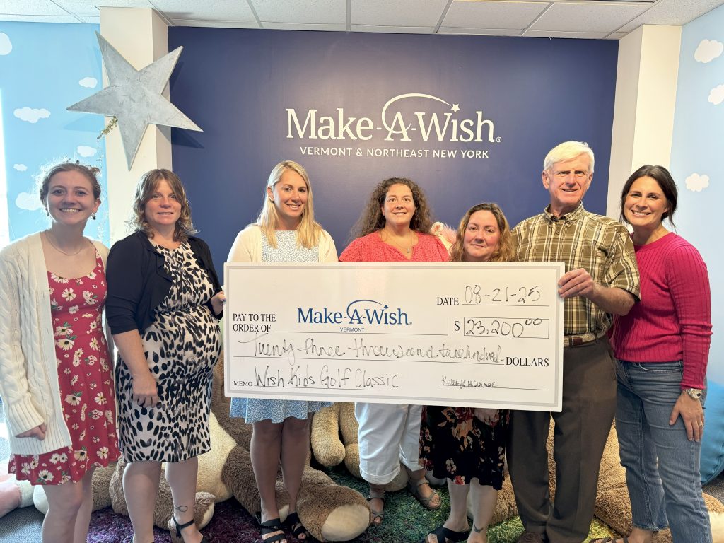 Wish Kids Golf Classic donation photo from Vermont Teddy Bears in Shelburne, VT